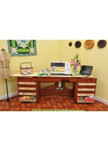 Sewing Machine Cabinet - Bertha Cherry